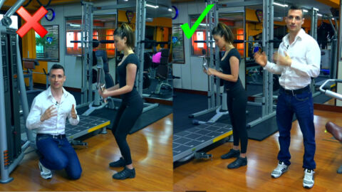 Allenare le braccia con le gambe piegate: ha senso?
