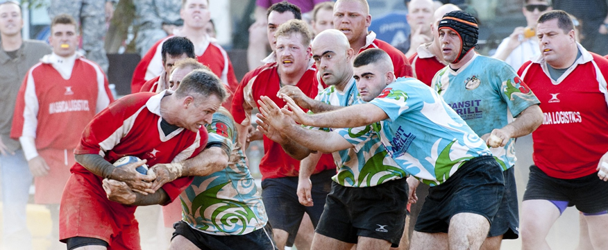 addominali nel rugby