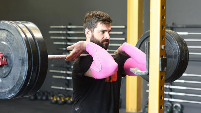 front squat esecuzione