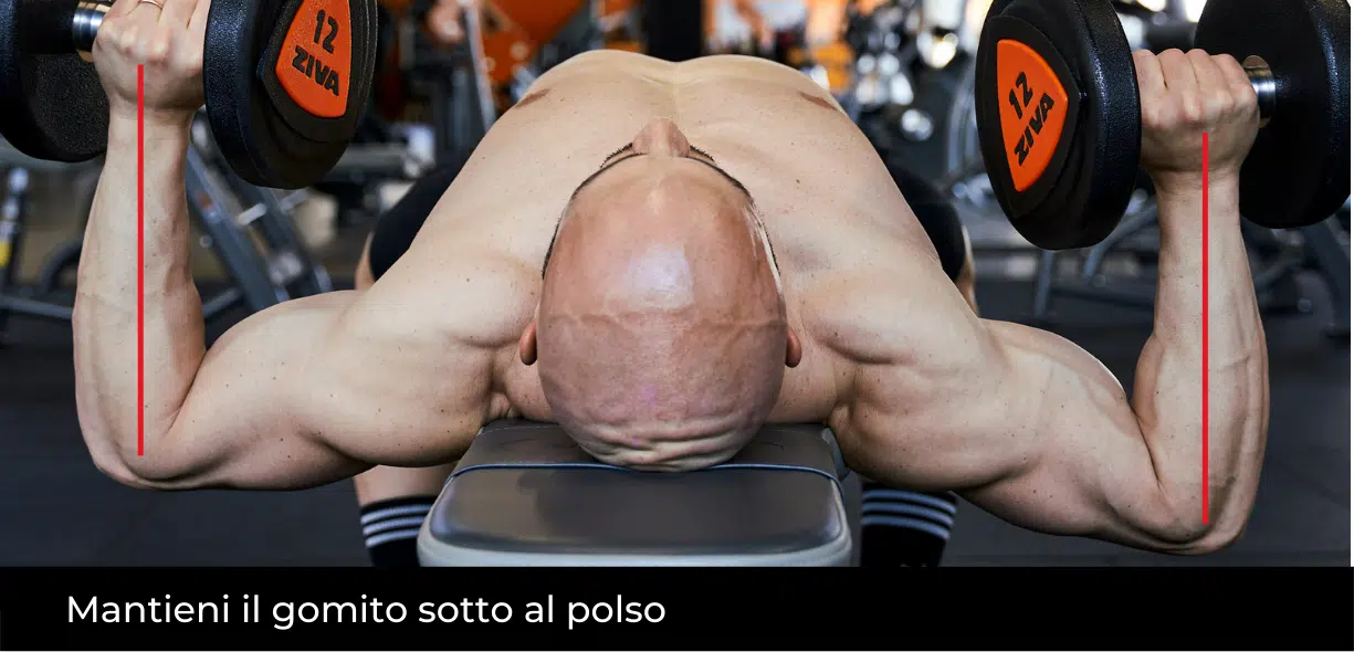 spinte con manubri