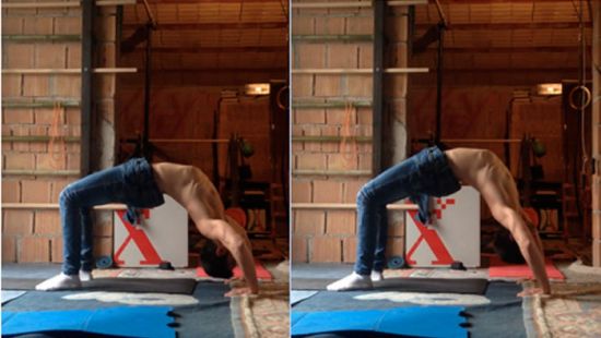 Il Ponte, per una schiena, collo ed un corpo superiore (Movimenti primordiali)