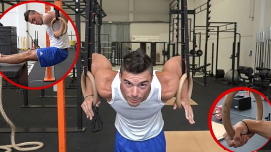 Tutorial muscle up agli anelli