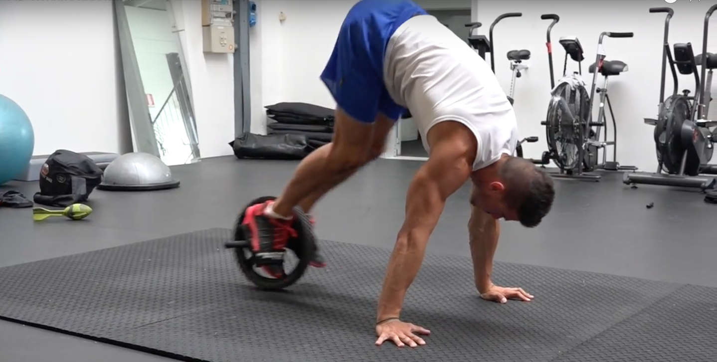 Ab wheel addominali libro