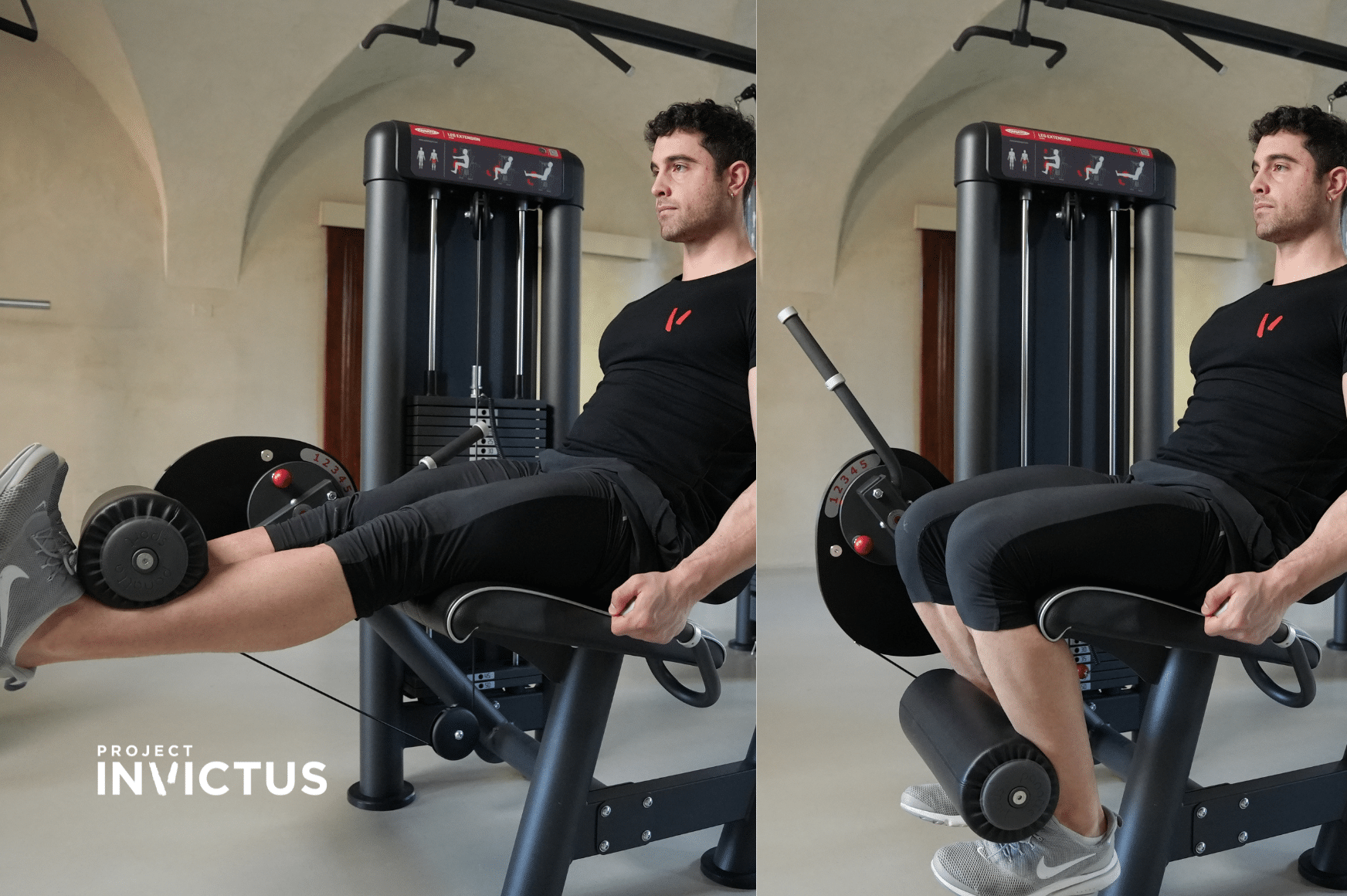 Leg extension esecuzione corretta