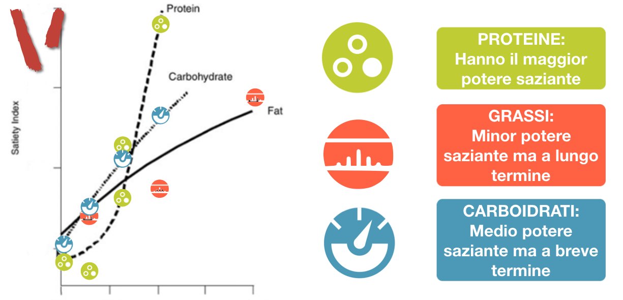 Potere saziante macronutrienti 
