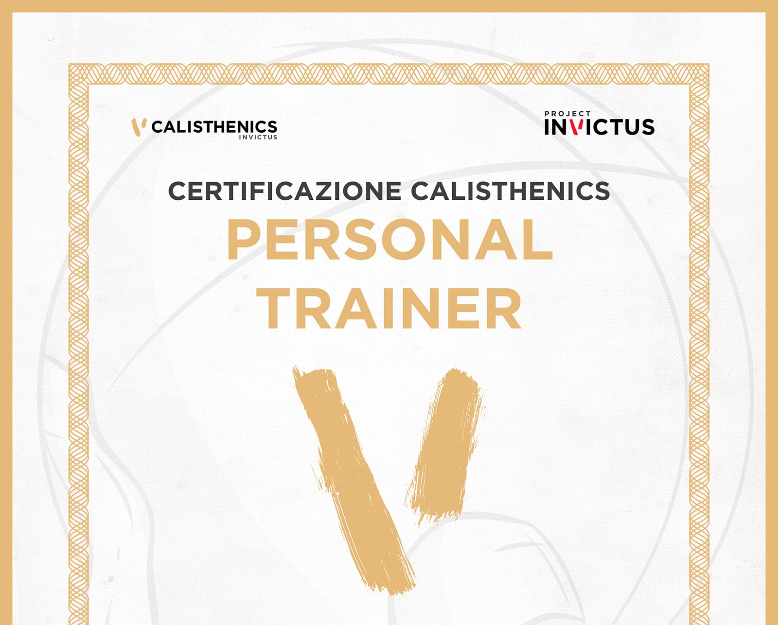 Certificazione Calisthenics Diploma Project Invictus