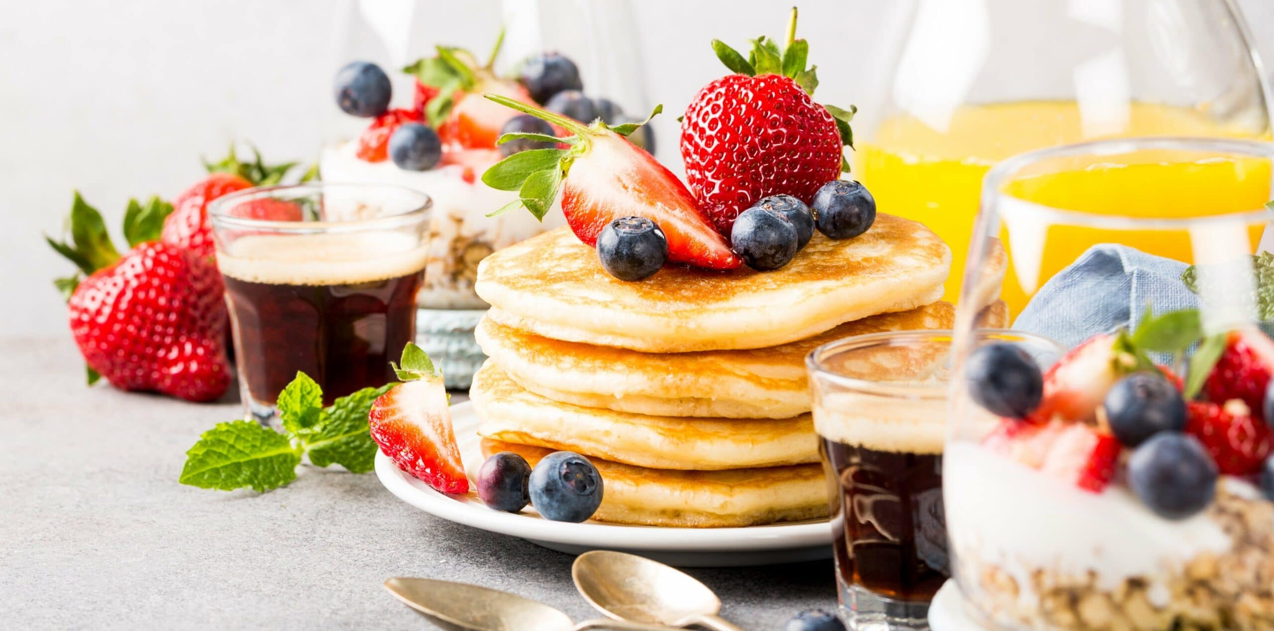 pancake per una colazione proteica