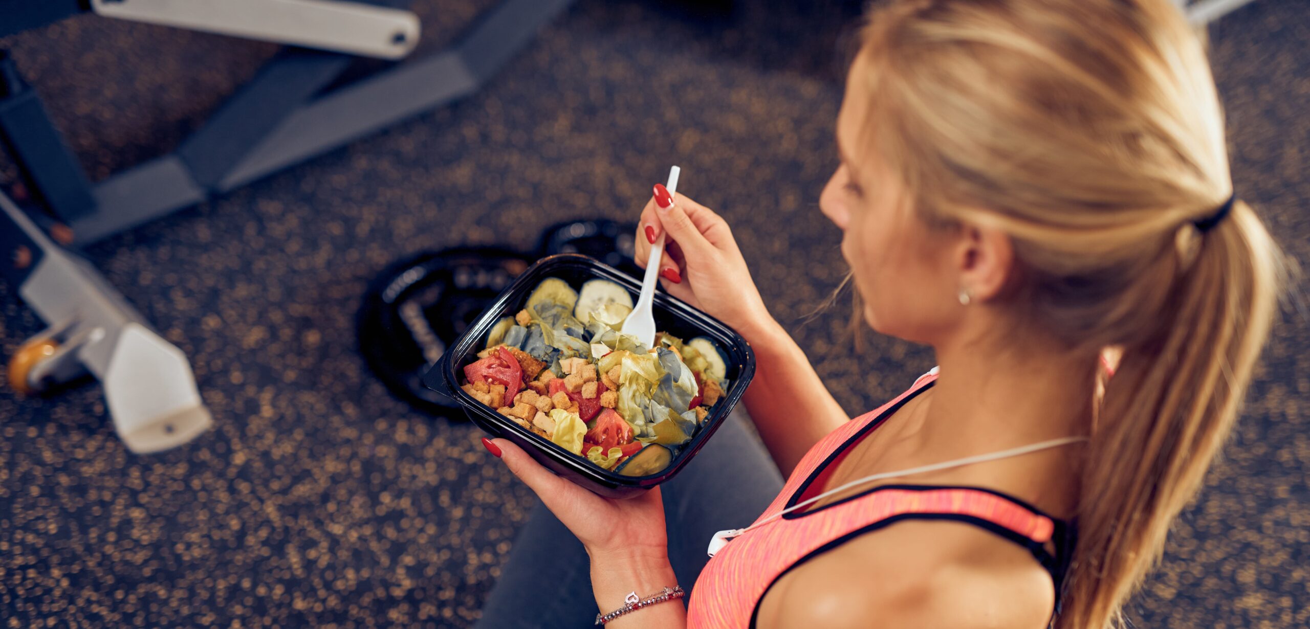 spuntino pre-workout in palestra