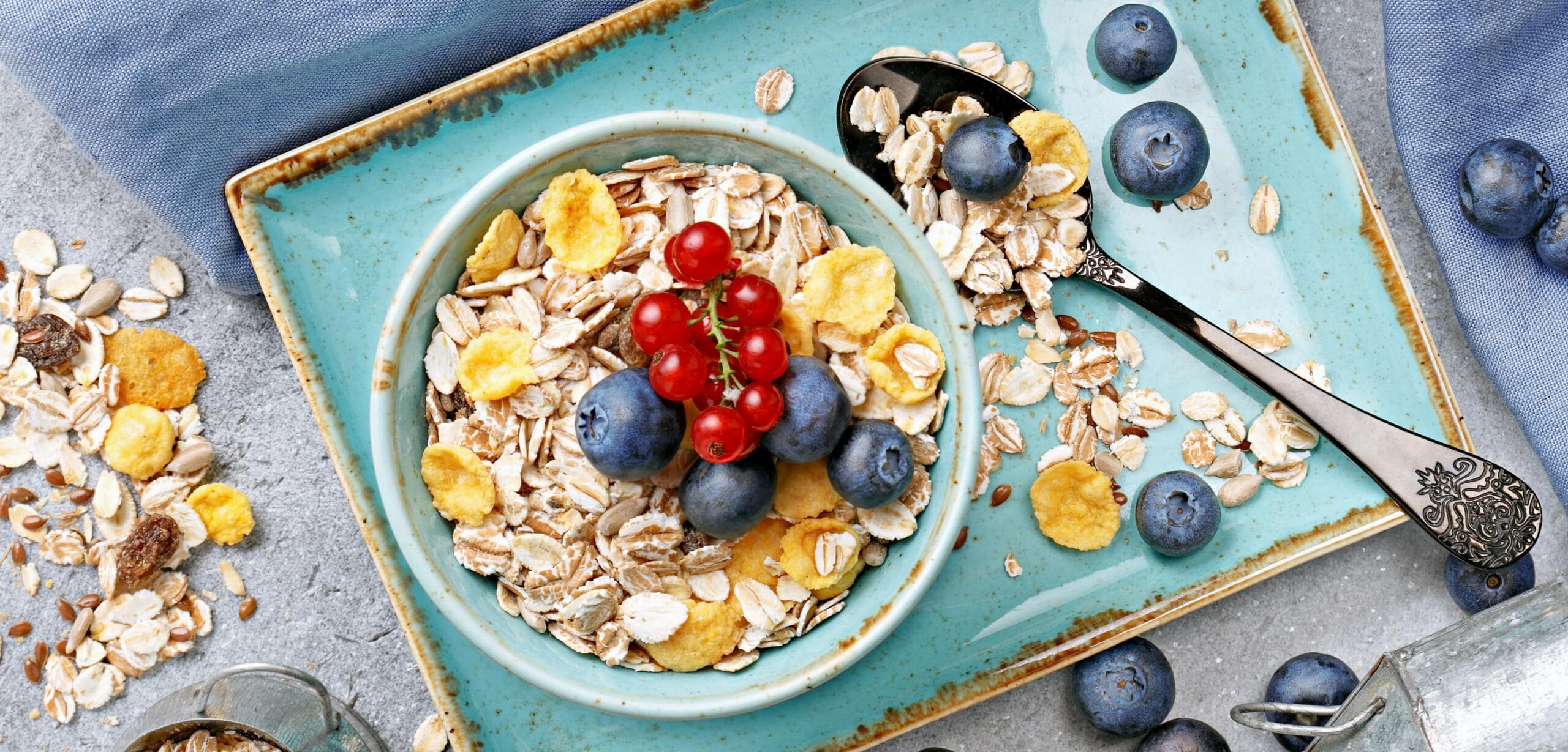 colazione proteica con porridge