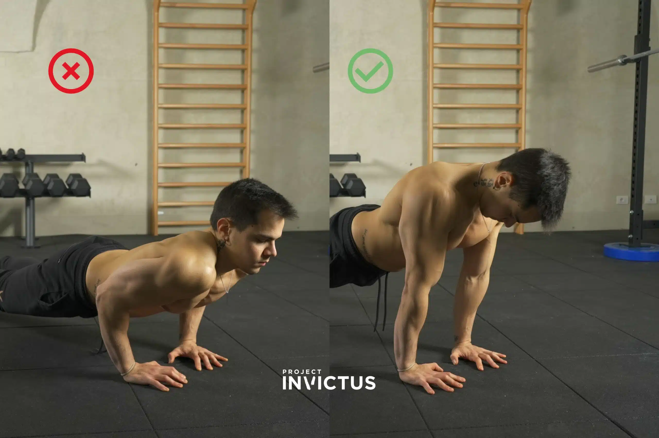 errore spalle push up 