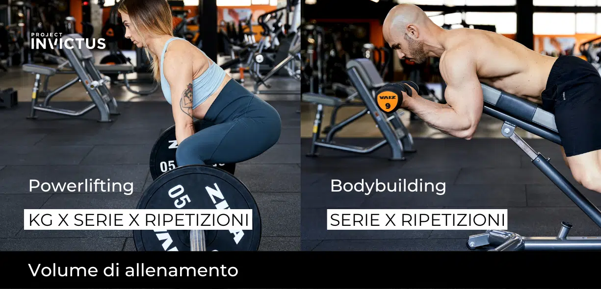 volume di allenamento