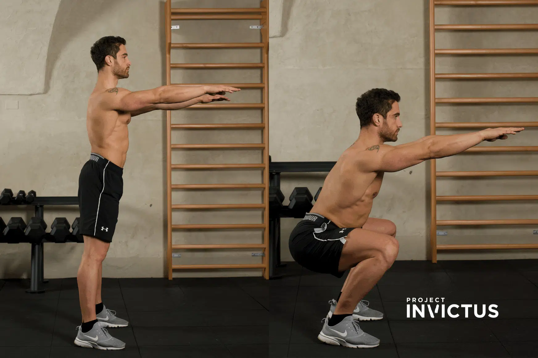 air squat esecuzione