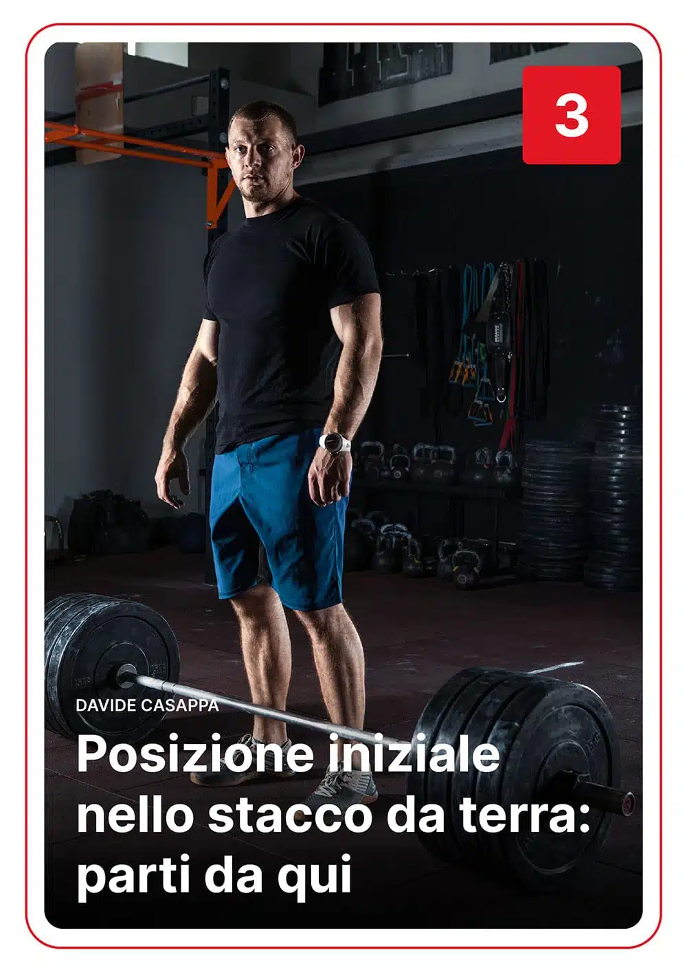 Posizione stacco da terra
