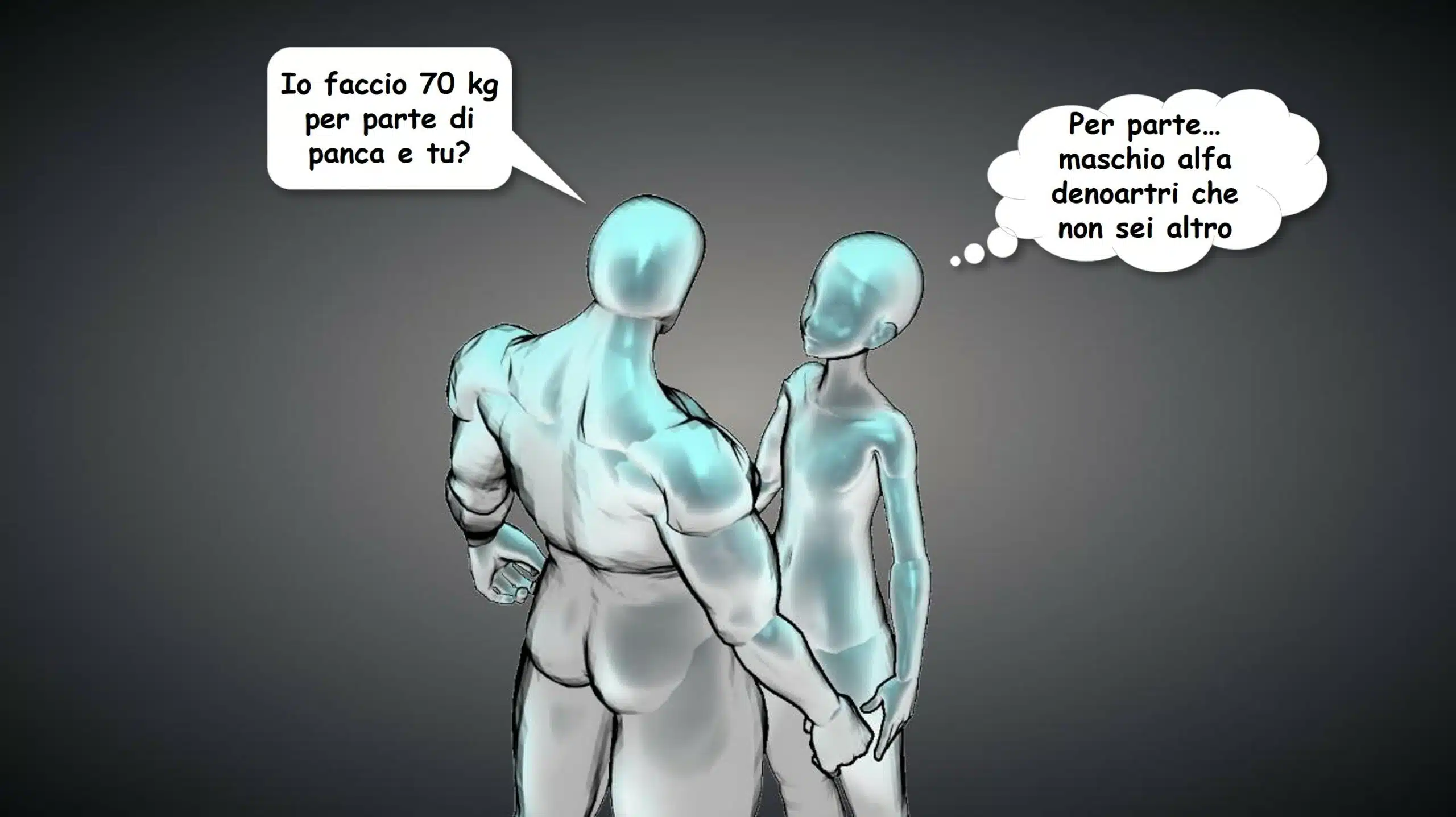 La contrapposizione grosso/praticone e secco/laureato