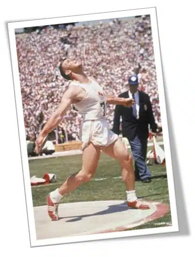 Al Oerter, lancio del disco, 1980