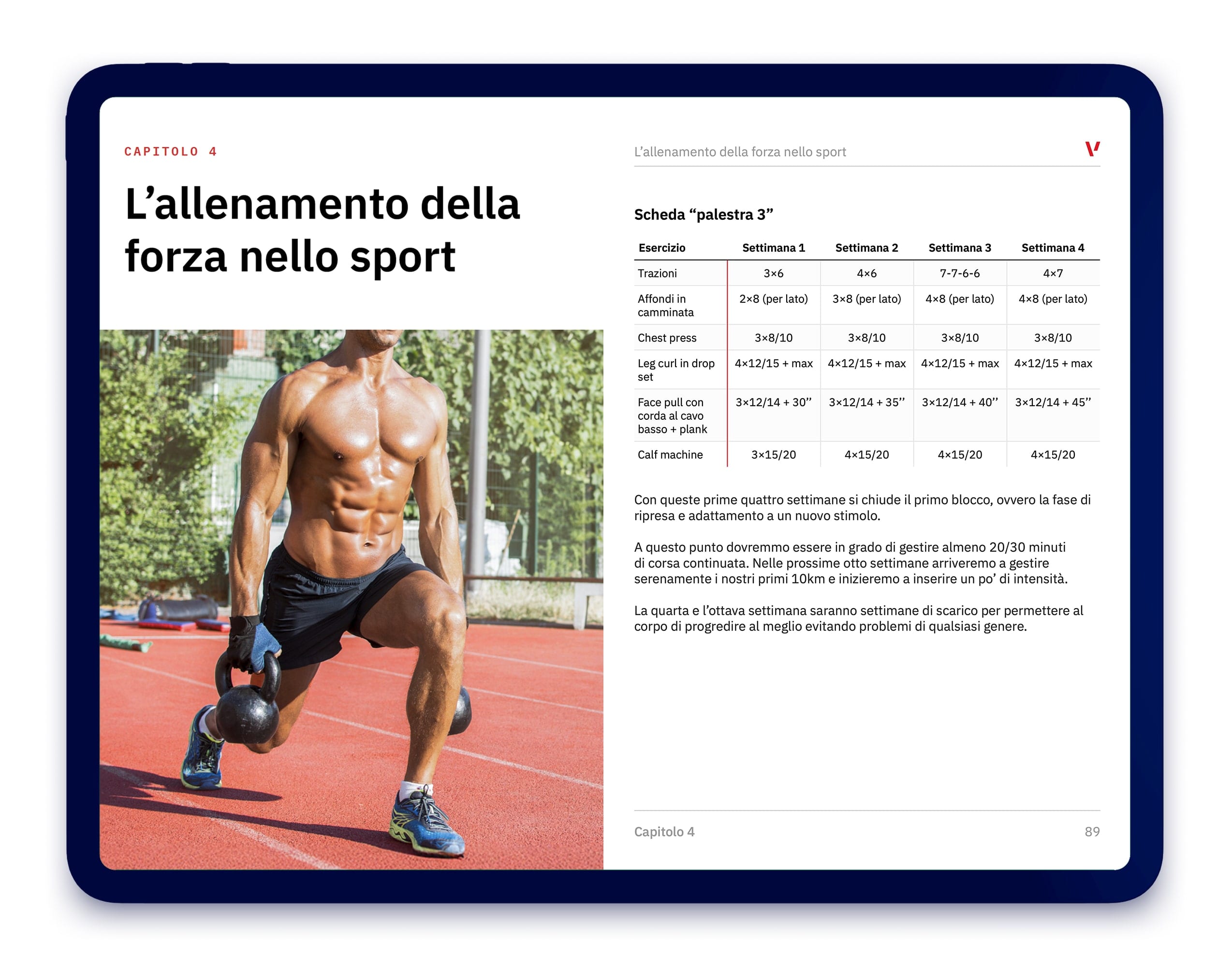 eBook Allenamento ibrido - Capitolo con programmi di allenamento
